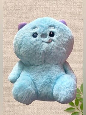 Light Blue Kawaii Plush Toy - 10” Cute Pastel Stuffed Animal